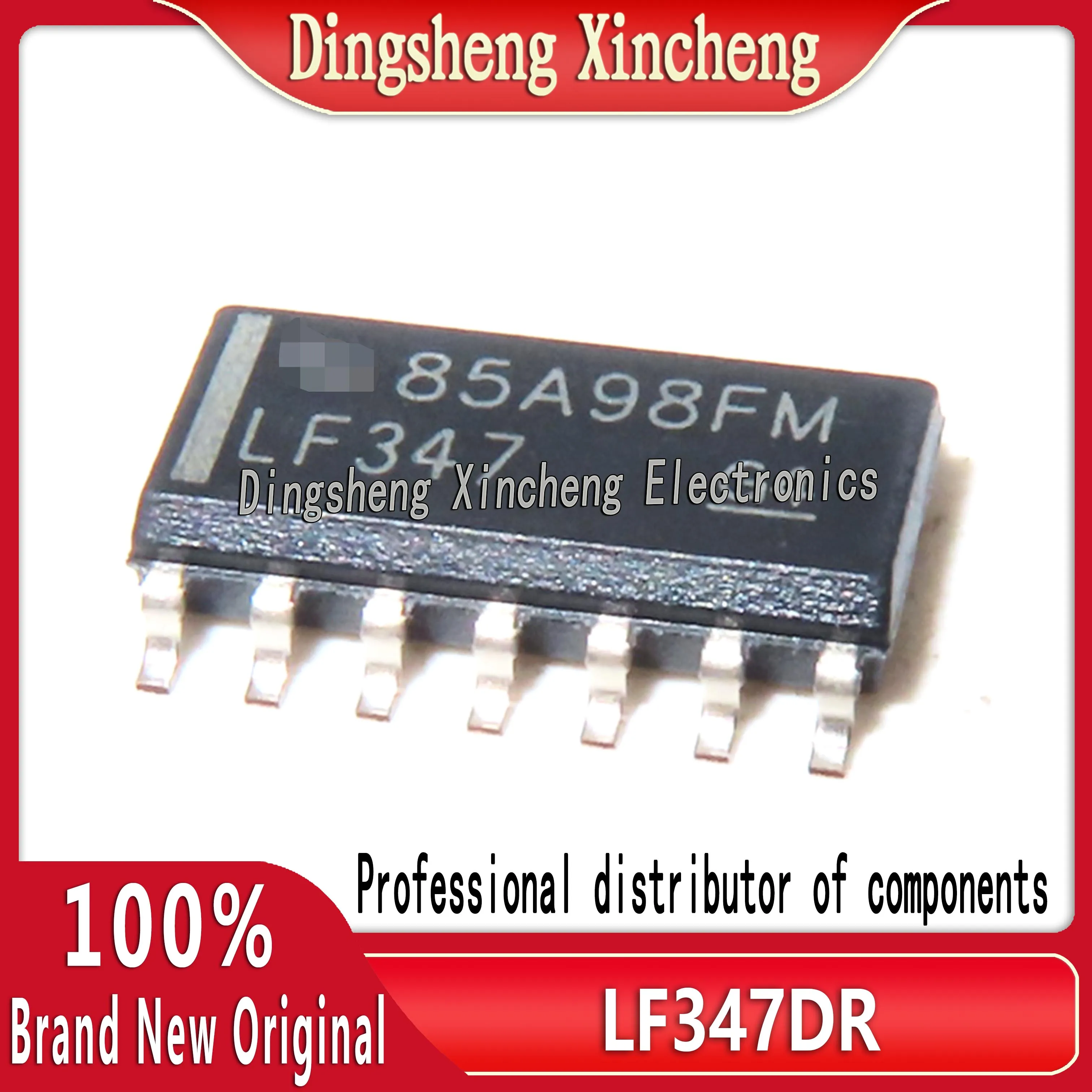 New genuine LF347 LF347DR SMT SOP14 imported broadband JFET input four operational amplifiers