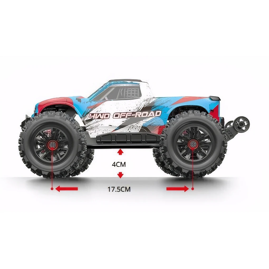 1/16 MJX Hyper go 16208 RC سيارة 4WD فرش على الطرق الوعرة بطاقة قصيرة RTR 70KM/H سباق شاحنة التحكم عن بعد لعب لعشاق السيارات
