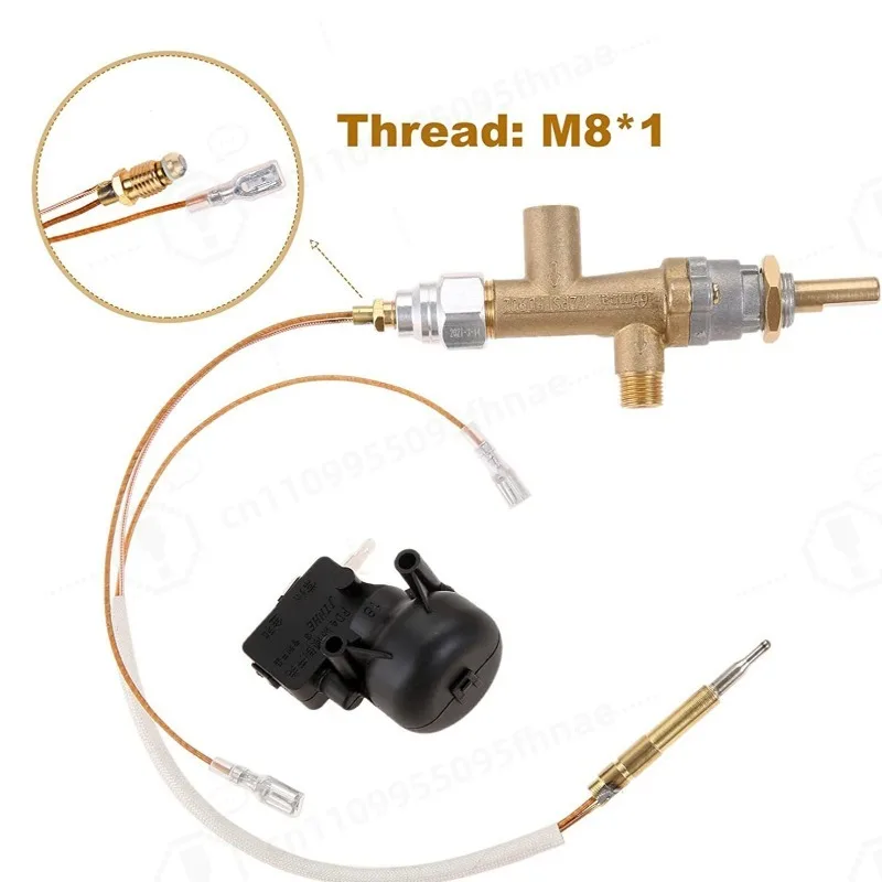 5ps Umbrella Patio Heater Flameout Protection Device, Anti‑Tilt Switch Thermocouple Probe Assembly Replacement Safety Parts