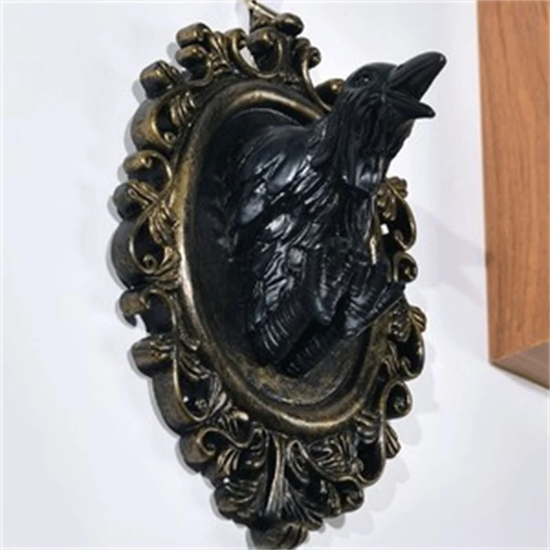 

Готический настенный художественный декор, рамка с существенным дизайном, винтажное темное украшение для дома для гостиной, спальни, офиса, уникальный готический стиль
