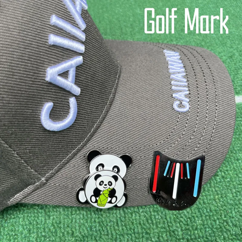 Topi Golf klip tanda penutup klip topi GOLF logam hijau klip cap kecil indah