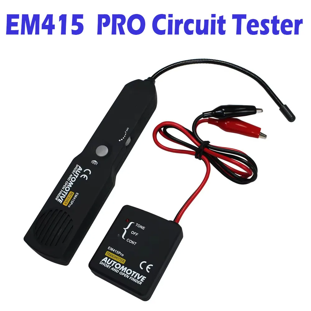 

EM415 Pro Tester Automotive Transponder Detector Flexible Probe Short Cable DC6 42V Vehicle Wire Tracer