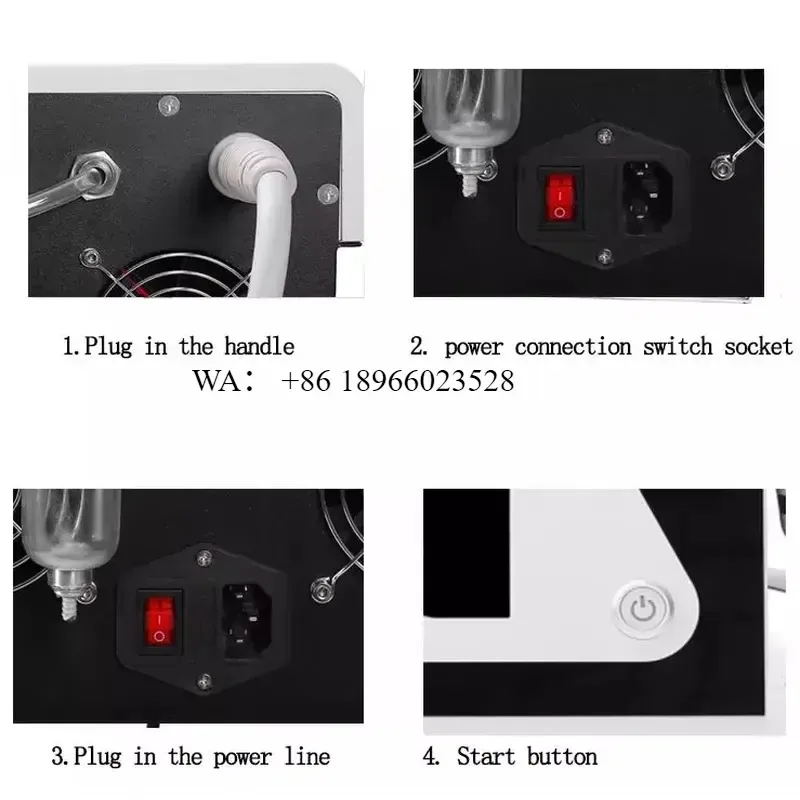 WMWMNU High Pressure Non Invasive No Water Light for Facial Rejuvenation Salon Beauty Equipment
