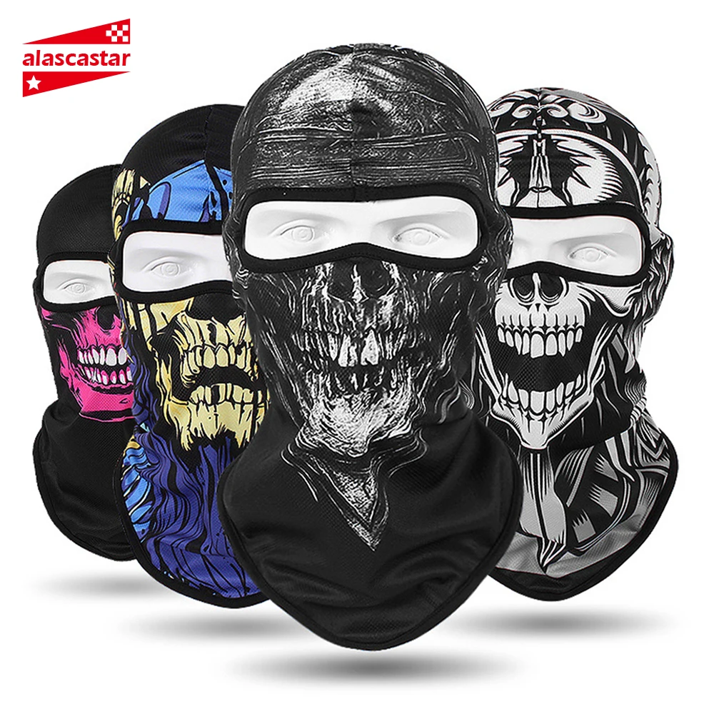 HEROBIKER Motorcycle Face Mask Outdoor Quick Dry Balaclava Men Summer Motorcycle Masque Moto Helmet Scarf Skull Mask