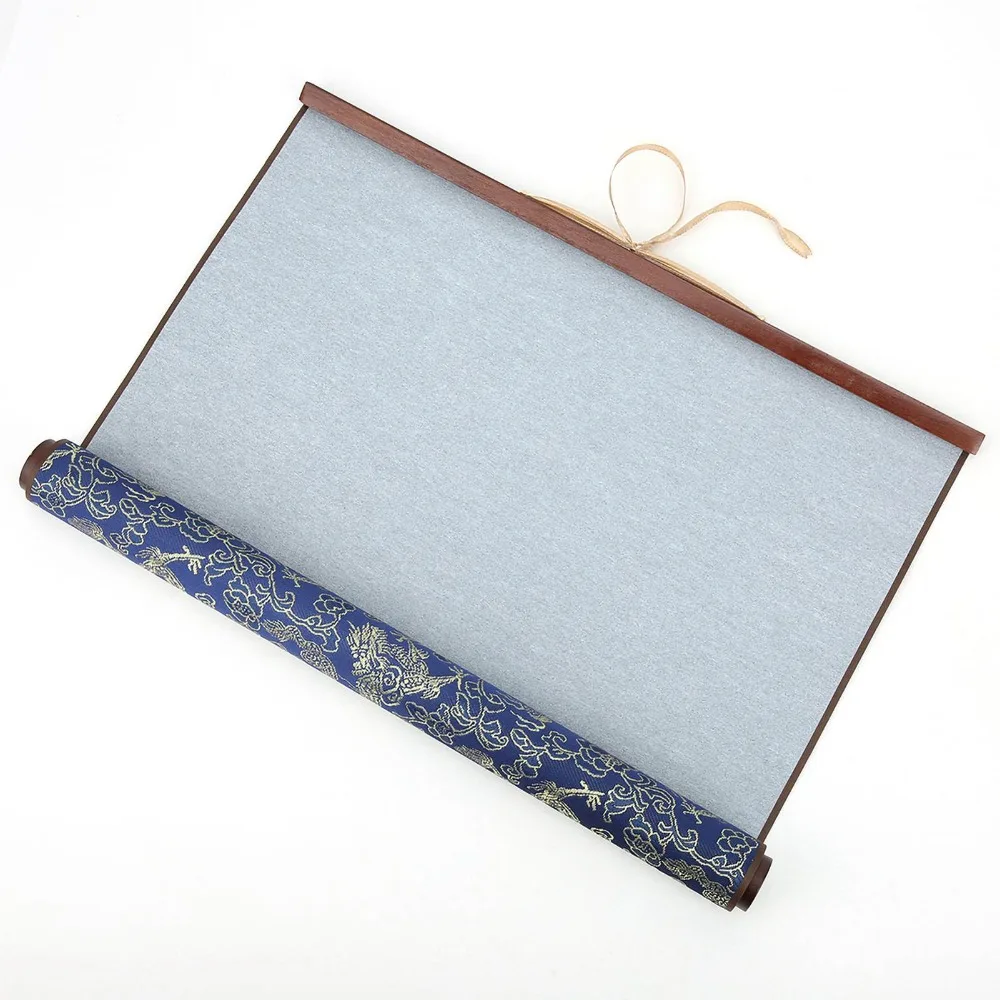 

Reusable Water Writing Cloth Large 30.7×15 Inch Chinese Calligraphy Tool Magic Canvas Scroll Style Reusable Calligraphy Paper