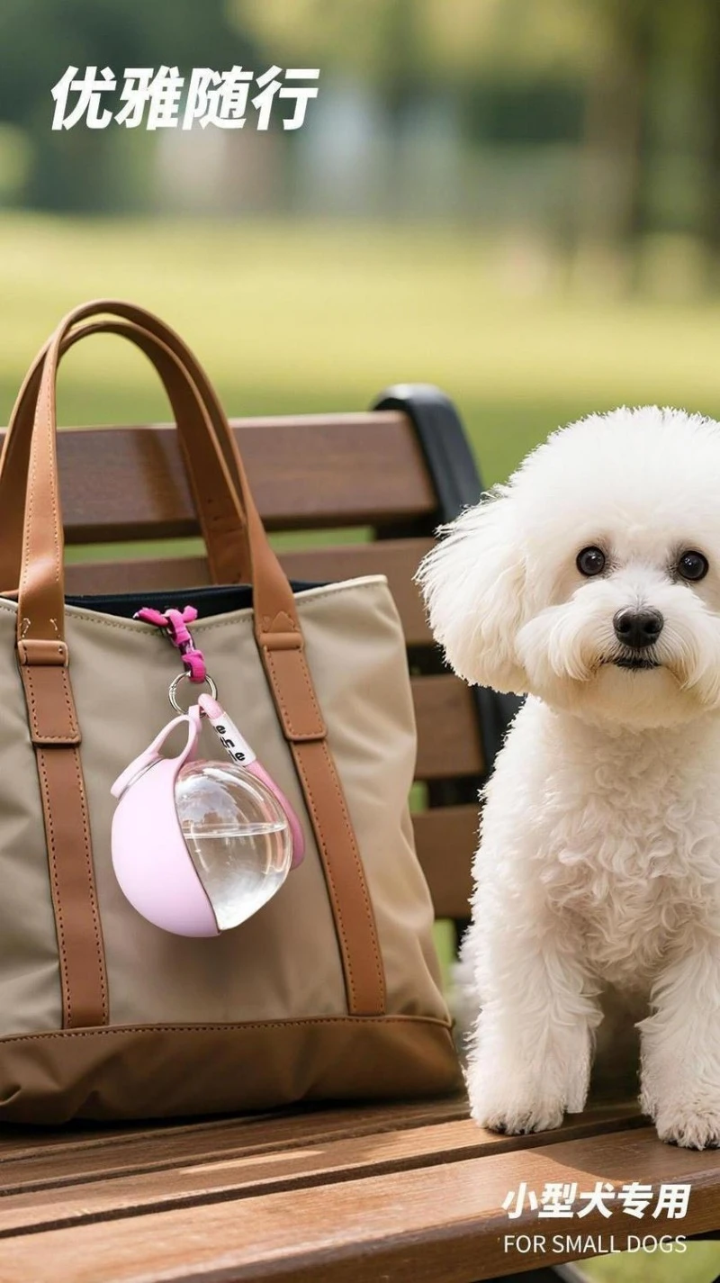 Portable Foldable Pet Travel Water Bottle, Outdoor Water Dispenser Feeder for Dog Cat Puppy Outdoor Walking