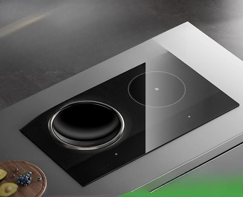 Embedded induction cooker double stove double head electric ceramic stove household high power concave stove