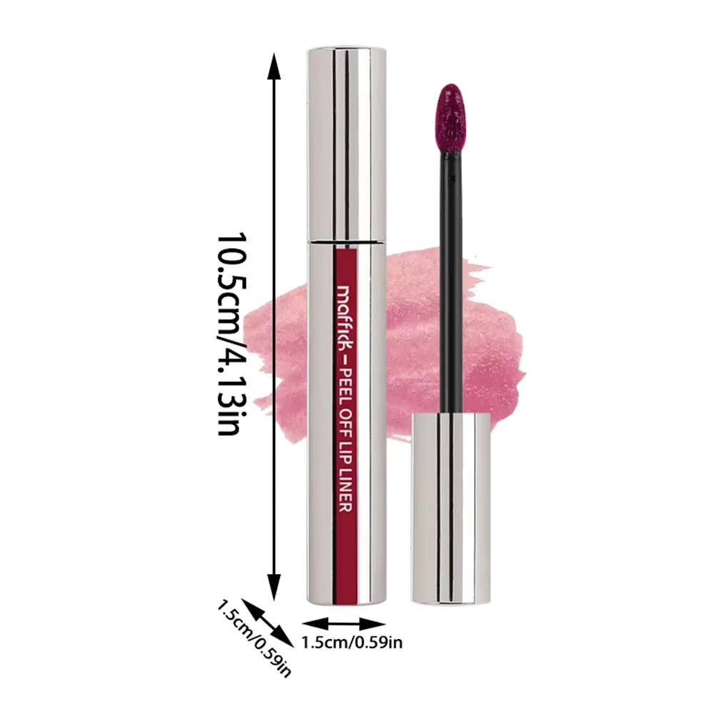 3 色の液体ピールオフリップグロス防水長期持続マット口紅ノンスティックカップメイク保湿リップタトゥー顔料