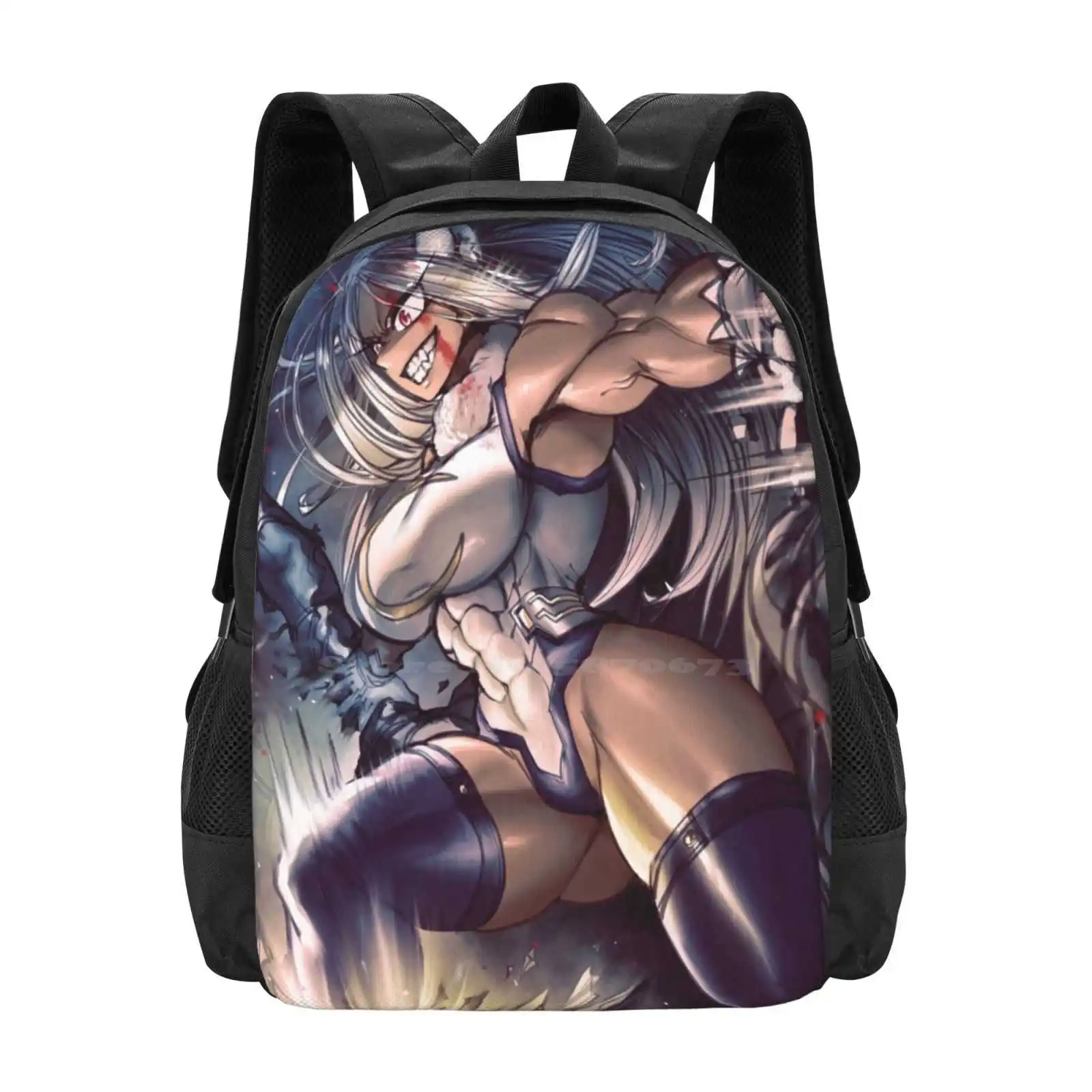 Mirko Fashion Pattern Design Travel Laptop School Backpack Bag Anime Manga Girl