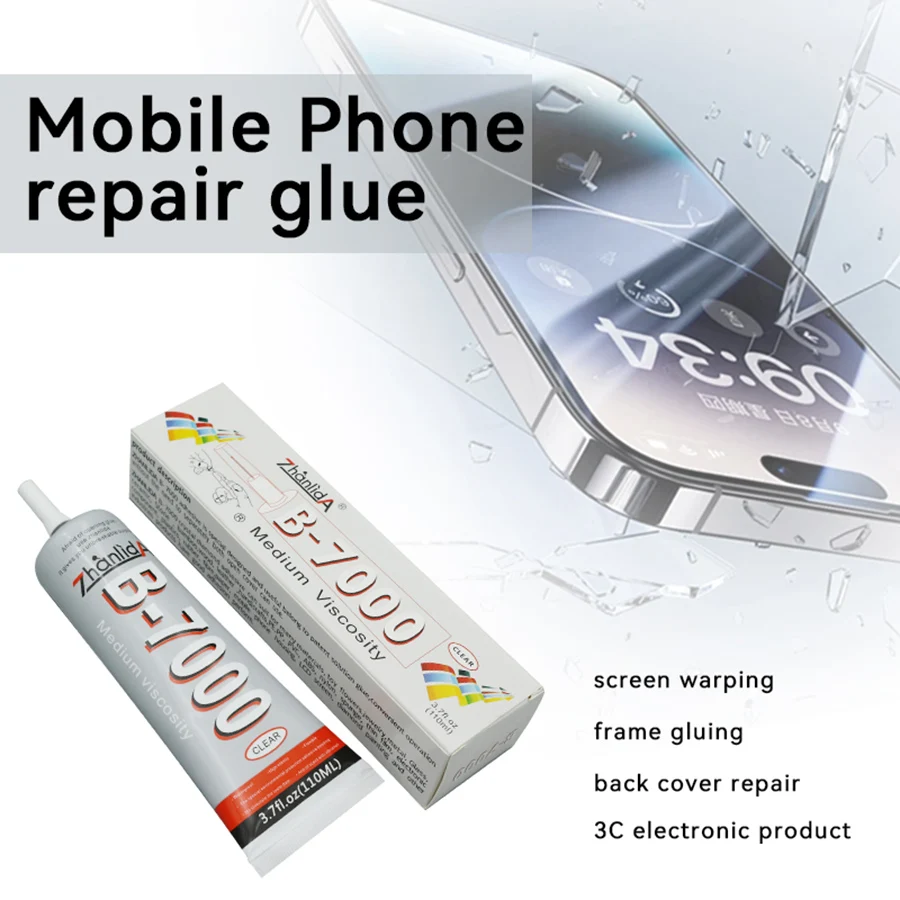 Glue Mobile Screen b7000 15ml 25ml 50ml  110ml Repair Adhesive Universal Glass Plastic DIY Glue B7000 With Precision Applicator