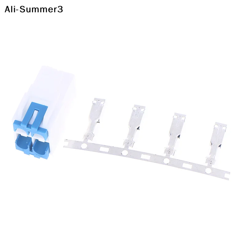 

【Sum3】1 Set New 4-Pin Power Connector Plug For IC-7000 IC-7100 IC-7400 IC-7600 YAESU FT-450 KENWOOD TS-480 Radio DIY Cable Plug