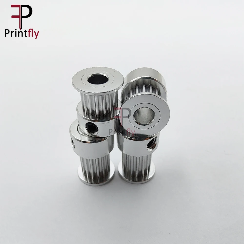 Printfly 2GT 16ฟัน GT2 Timing Pulley 2M กว้าง6/9/10/15มม.Bore 3.17/4/5/6/6 35มม.สำหรับ2GT สำหรับ Linear รอก