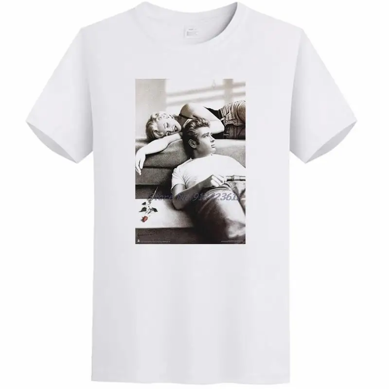 James Dean Retro Vintage Graphic T Shirts Cotton Big Size Short Sleeve T Shirt New Shirts And T-Shirts Tees Tops Mens Clothes