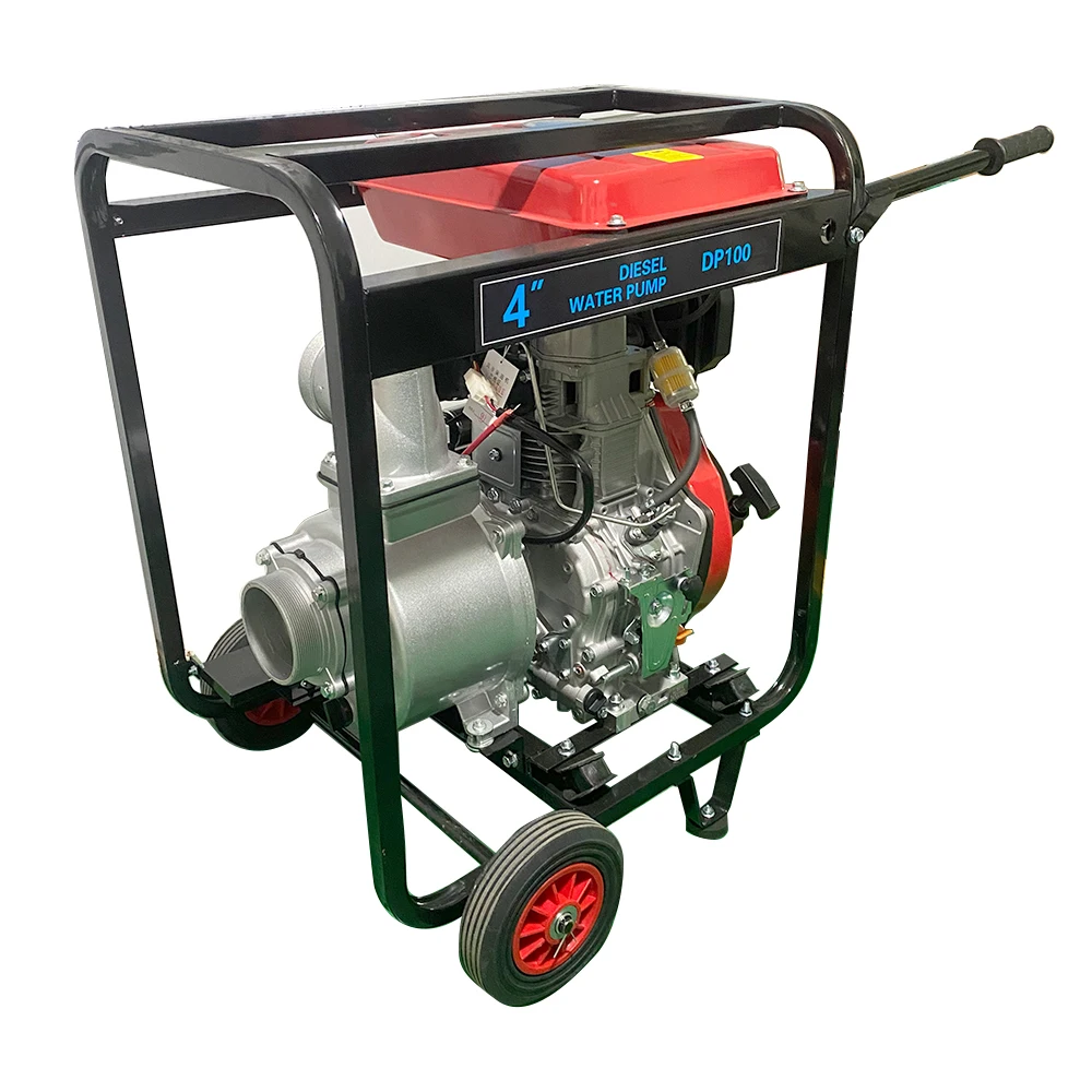 

4-inch 186F Electric Start Diesel Engine Water Pump For Sewage