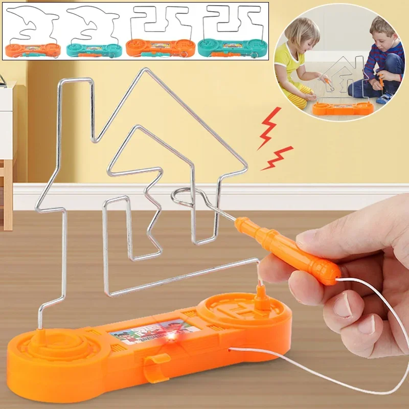 Children's Educational Toys Buzz The Wire Game Electric Shock Maze Game Intellectual Development Toys for Kids Teens Adults