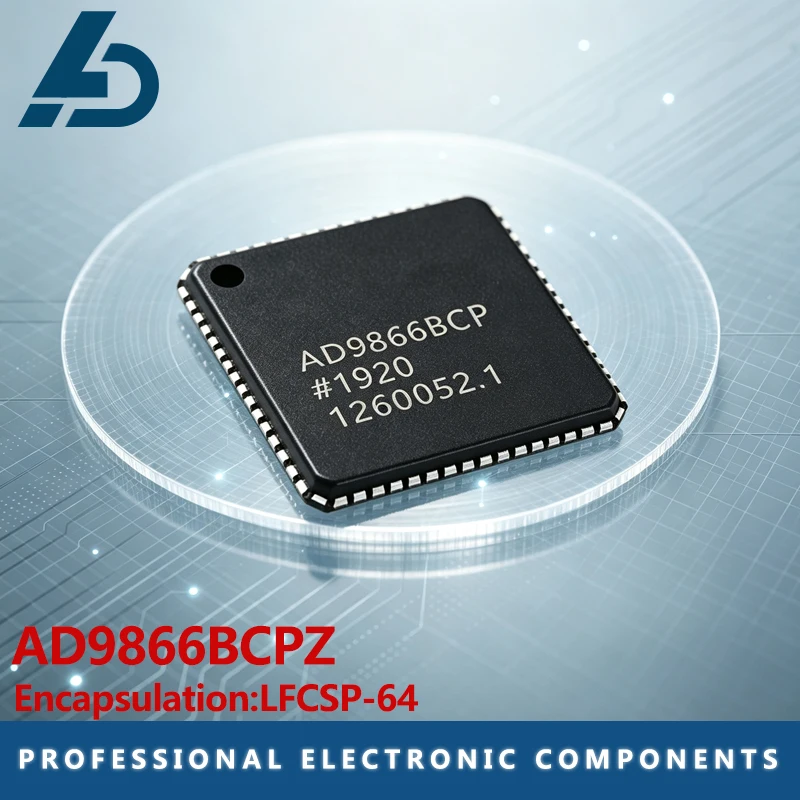 1PCS AD9866BCPZ LFCSP-64 broadband modem mixed-signal RF front-end chip