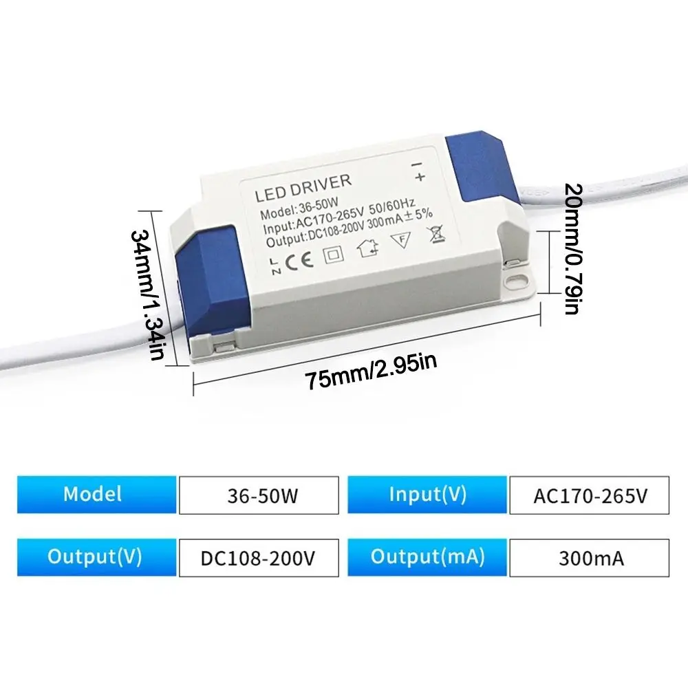 Professional 85-265V LED Driver Constant Current External Lighting Transformer Non-isolated Power Supply LED Lighting view 6
