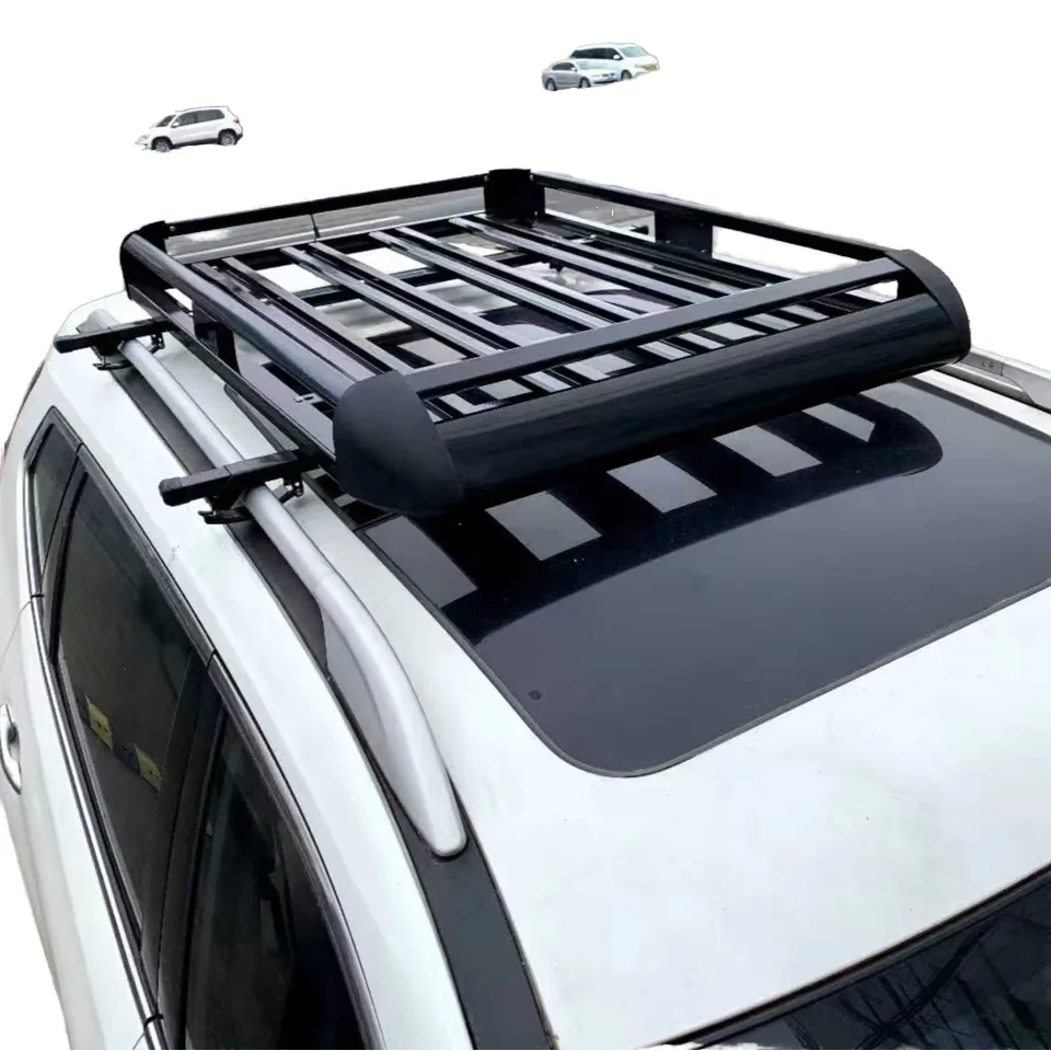 

Hot Sale 2025 Universal Aluminum Roof Rack Car Roof Rack Cargo Carrier Basket for SUV Truck Outdoor Travelcustomcustom