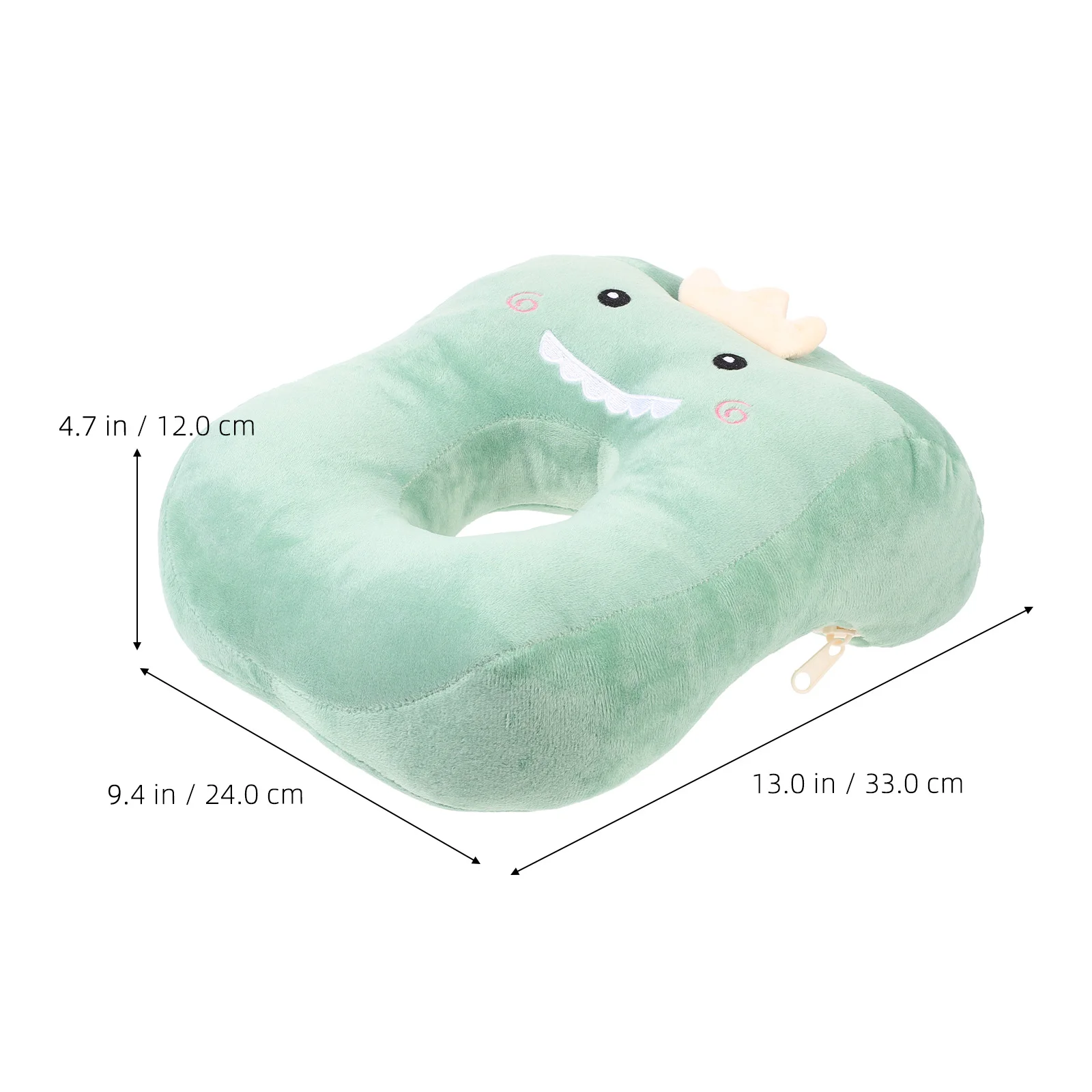 Perforated Ear Pillow Wear-resistant Nap Convenient Cushion Sleep Supply Throw Pillows Couch Office Pearl Cotton Travel Donut