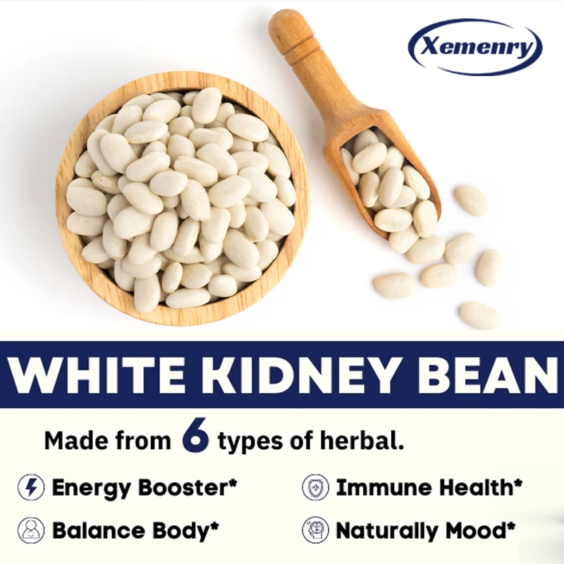 Natural White Kidney Bean Capsules - Weight Management Supplement, Body Shaping