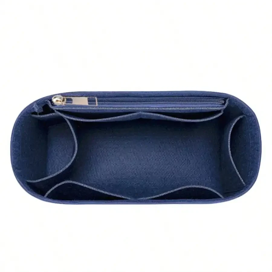 Bag Organizer Felt Purse Insert Women’s Makeup Storage Tote Divider Cosmetic Shaper - view 3