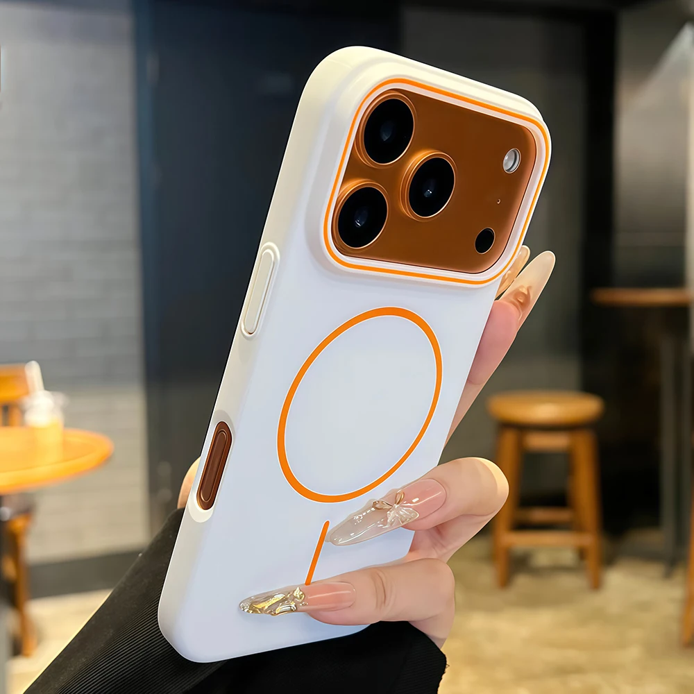 Luxuriöse magnetische Candy-Silikon-Handyhülle für iPhone 17 16 15 14 13 12 11 Pro Max 17 Air – Weiche, stoßfeste Schutzhülle
