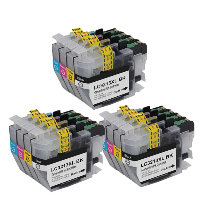 Compatible LC 3211 lc3213 for LC3211 LC 3213 Ink Cartridge For Brother DCP-J772DW DCP-J774DW MFC-J890DW MFC-J895DW Printers