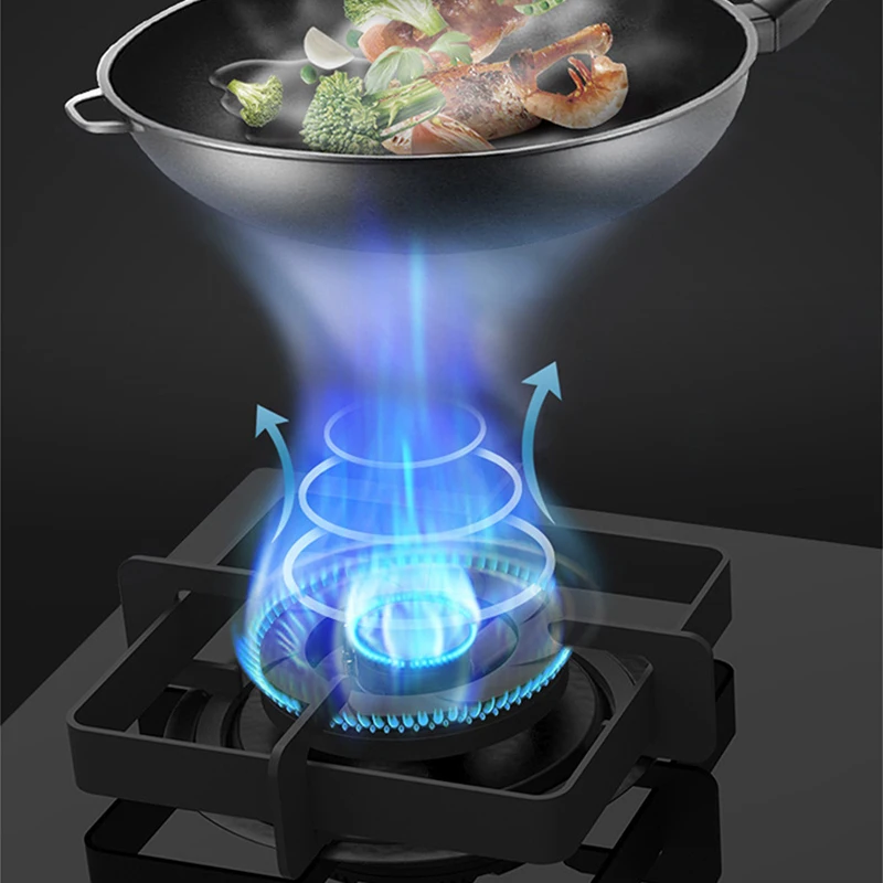 موقد غاز مدمج 5.0 كيلو وات - موقد مدخل هواء كامل بشعلة مزدوجة مع حريق شرسة، نطاق غاز طبيعي للمطبخ المنزلي