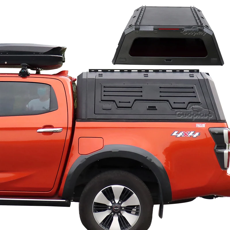 OEM Cab-High Canopy 3-Door Truck Cap with Ladder 4x4 Pickup Camper for Silverado Hilux Ranger Tacoma Tundra F-150 Amarok Navara