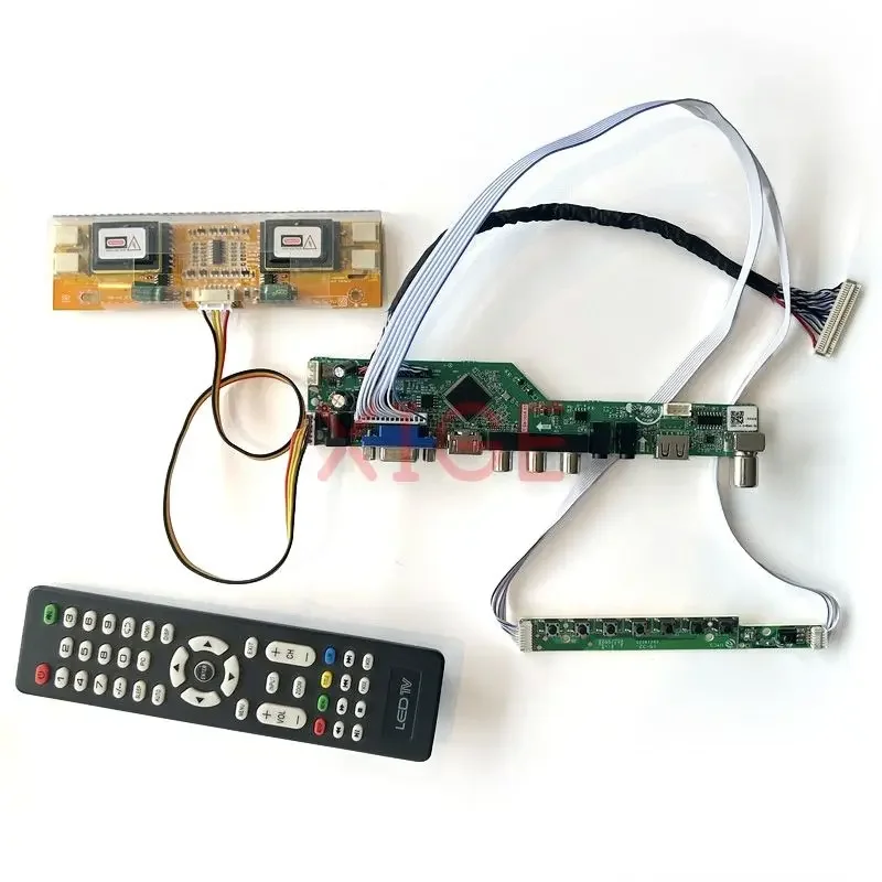 Imagem -04 - Placa Controladora para Lm215wf1 Lm215wf2 Lm215wf3 av Hdmi Vga ir Kit Usb Ccf2 30 Pinos Lvds Lcd Analógico 1920x1080