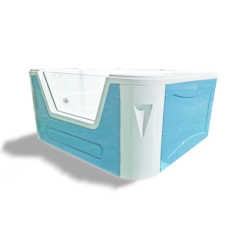 Children's bathtub, single-sided glass baby bathtub, constant temperature disinfection massage swimming pool
