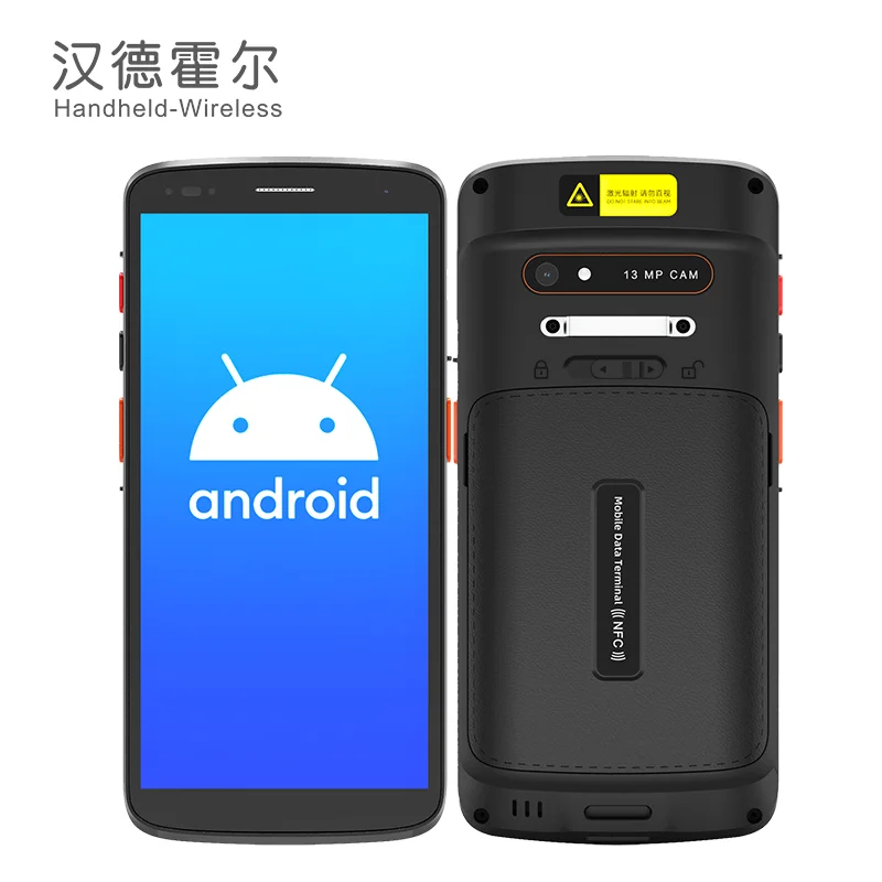 2025 Android 15 Rugged Handheld PDA  6'' 4G IP67 1080X2160 Resolution 1D 2D Barcode Scanner for Inventory Management
