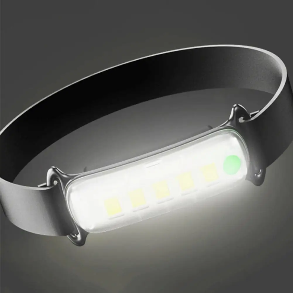 COB LED Headlamp Waterproof Rechargeable 3 Modes Adjustable Illumination Running Riding Fishing Outdoor Flashlight Head Lamp