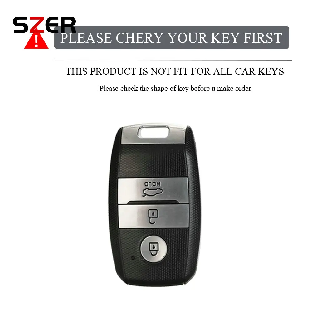 TPU Shell Keychain For KIA Rio Rio5 Sportage Ceed Cerato K3 KX3 K4 K5 Sorento Optima Picanto Car Remote Smart Key Case Cover