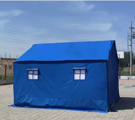 Thickened three-layer four-season roof tent outdoor rainproof Oxford cloth 600D12 flat cotton windproof tent