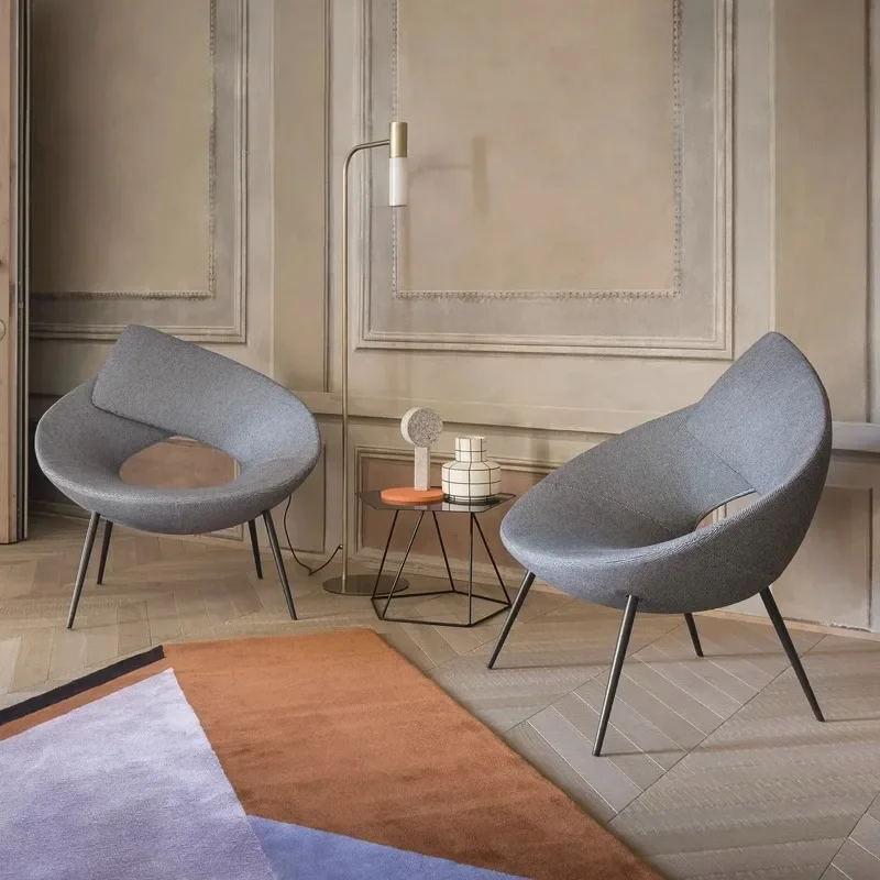 Creative special-shaped fiberglass single sofa chair designer