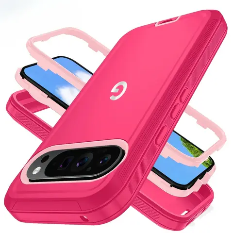 Heavy Duty OTT-BOX Defender Dustproof Case For Google Pixel 11 10 9 Pro XL 10A 9A TPU+PC Silicone Armor Shockproof Protect Cover
