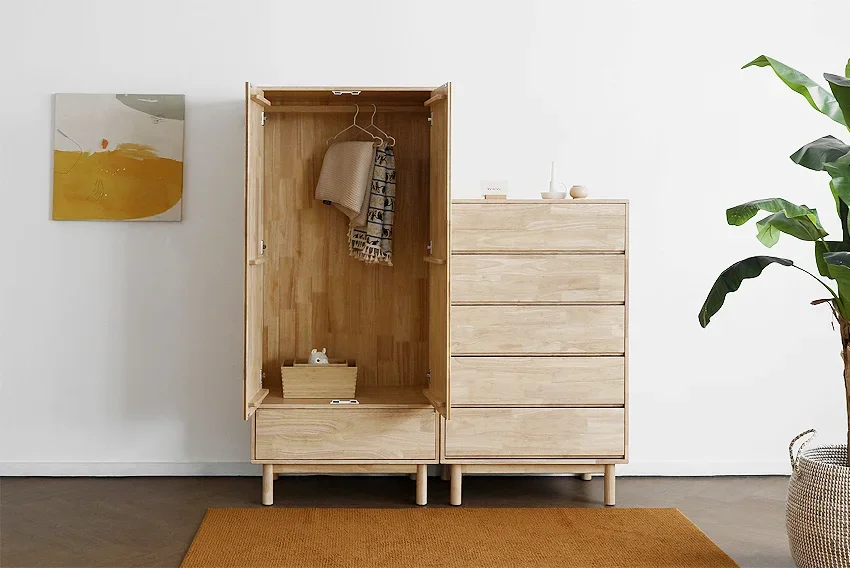 Lightweight Anti-rust Wardrobe Shelving Space for Balcony Use