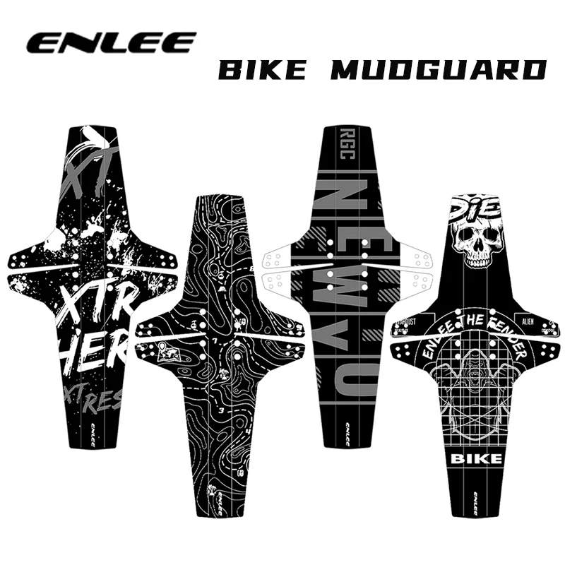 Bicycle Front Mudguard Rear Anti‑Splash Bike Fender Folding Bike Mud Shield Adjustable Durable for Brompton Road Bike Mudguard