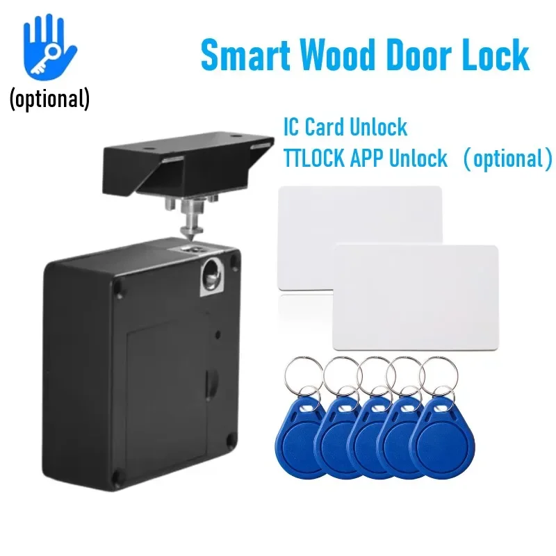 TTLOCK Smart Drawer Lock Invisible Electronic RFID 13.56MHz IC Cabinet Lock APP Unlock Intelligent Keyless Sensor Lock