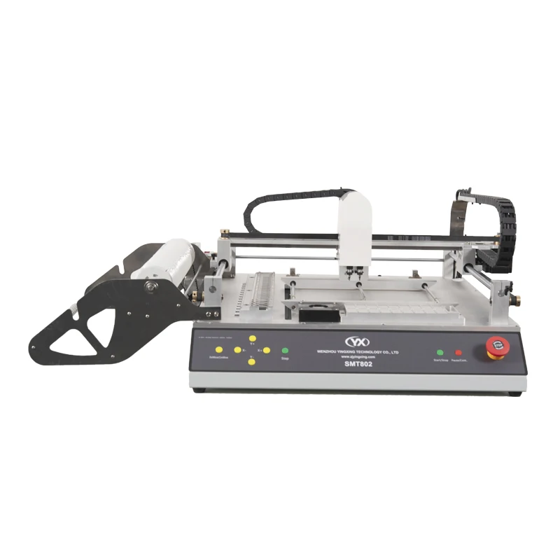 Stock in EU SMT Equipment Small Desktop Automatic PCB Machine Chip Mounter SMT802A Pick And Place Used With Visual System