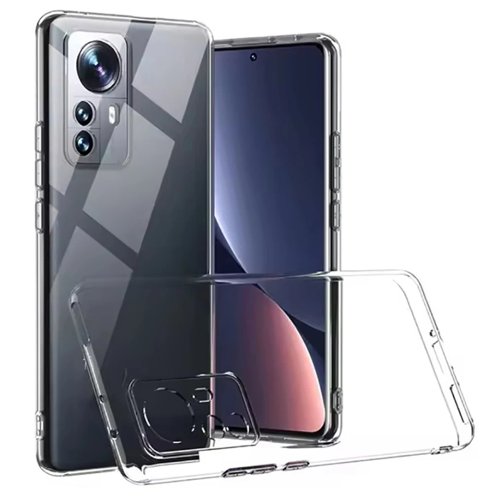 Klare Silikon-weiche Handyhülle für Xiaomi Mi 12 12s 12x Mi 12 lite Mi 12 12T Pro Ultradünne, klare Rückseite – Detail 1