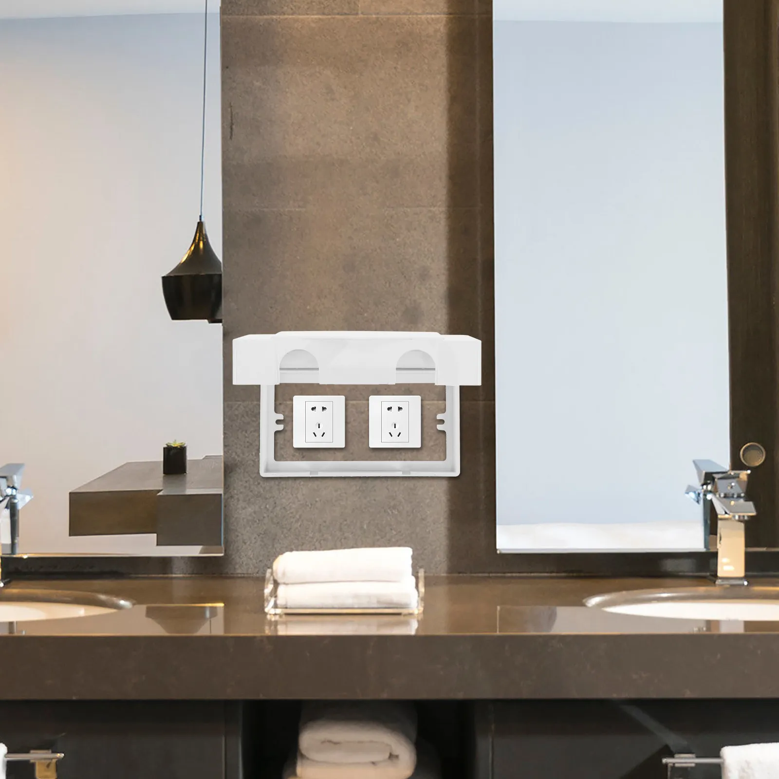 

Водонепроницаемая защитная крышка для розетки, настенная, от брызг, для ванной комнаты, защитный чехол для электрической розетки