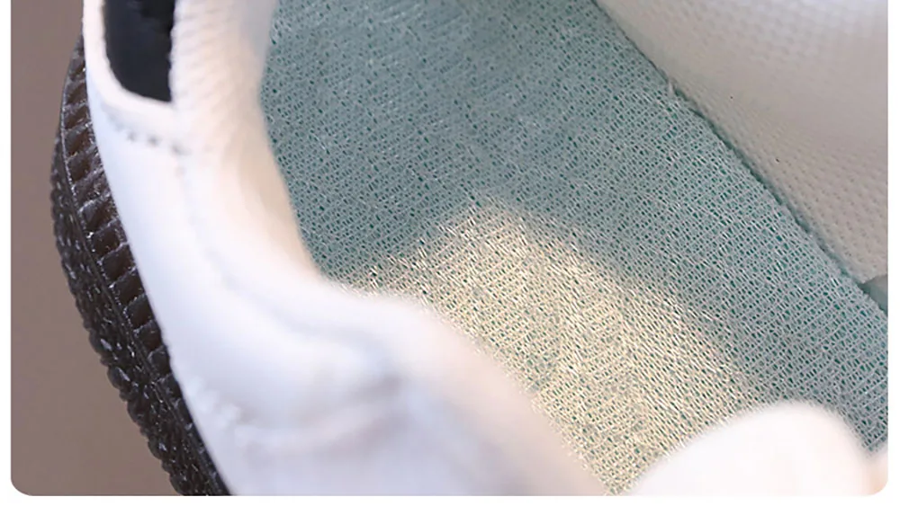 PU-Leder-Sportschuhe für Kinder, wasserdichte Mädchen-Turnschuhe mit weichen Sohlen, Ergonomie, rutschfeste Kleinkinderschuhe für Kinder – Detail 7