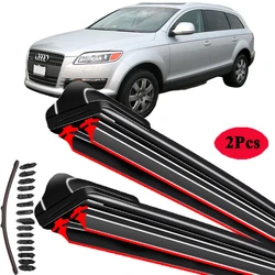 For Audi Q7 4L 2006 2007 2008 2009 2010 2011 2012 2013 2014 2015 Windscreen Windshield Accessories Washer Car Front Wiper Blades