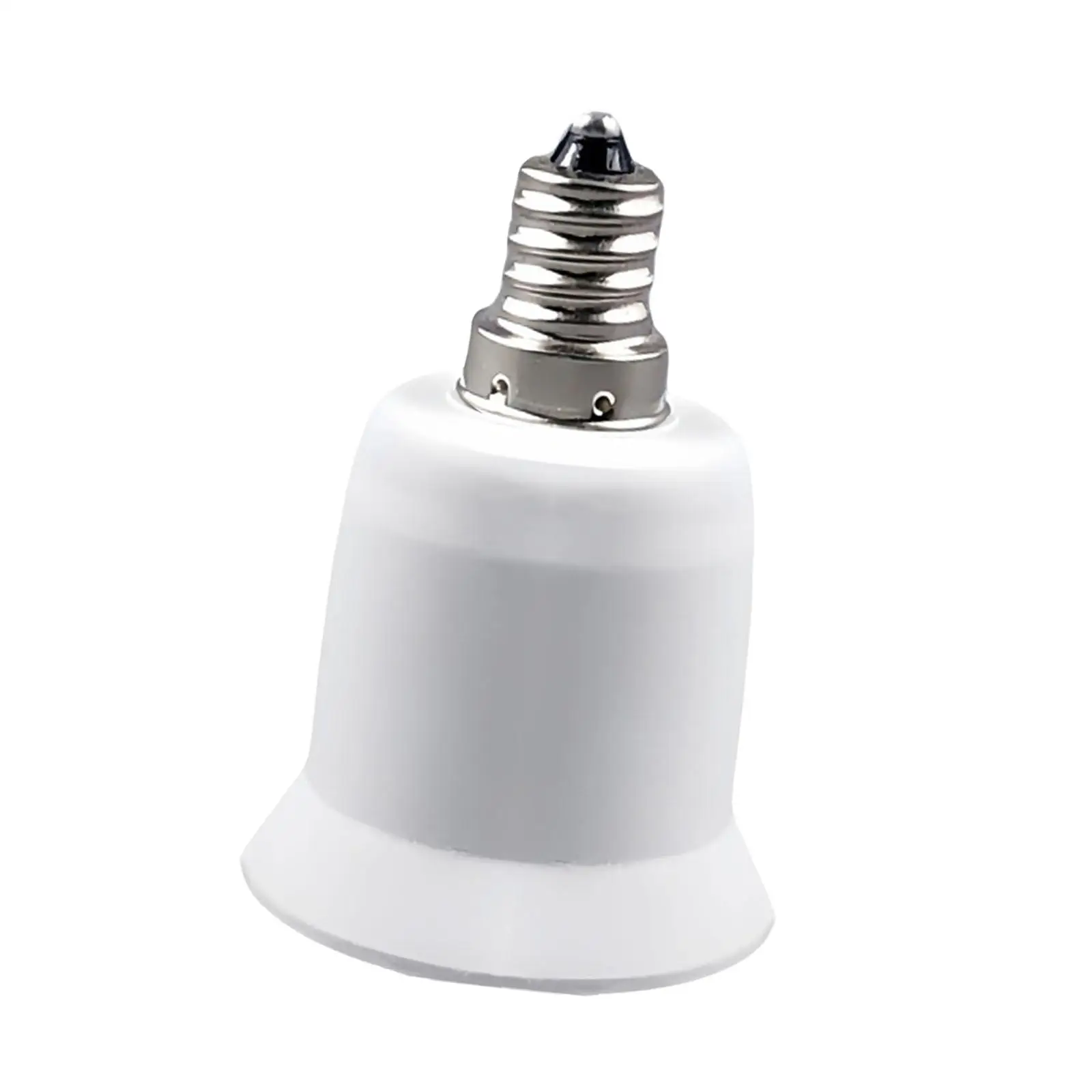 2-6pack Bulb Base Converter Professional Heat Resistant Lightweight LED Bulb