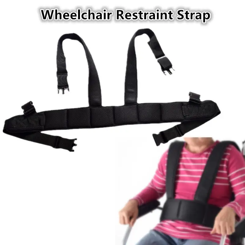

High-Quality Wheelchair Fall Prevention Safety Seat Belt Shoulder Fixing Straps Nursing Band For Elderly Patients Harness Brace
