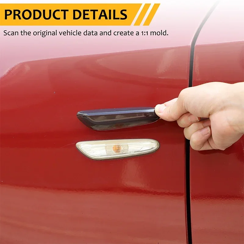 

Накладки на указатели поворота (ABS, черные, дымчатые) для BMW 3 серии E90 2005-2012, аксессуары для стайлинга экстерьера автомобиля