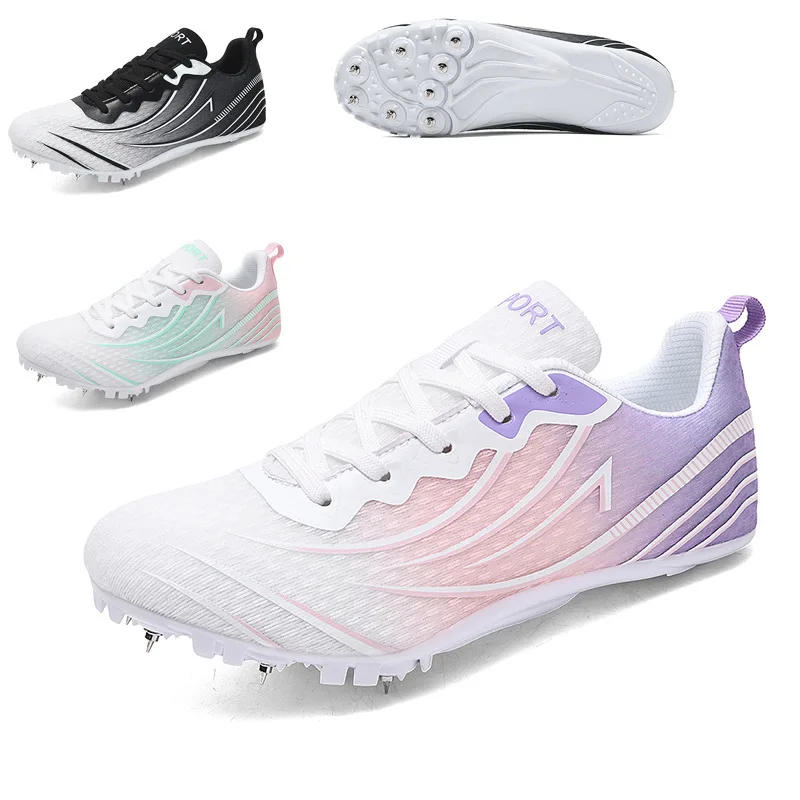 Running Shoes For Man Field Sprinting Male Professional Nail Shoes Female Students High School Sports Shoes Sneakers