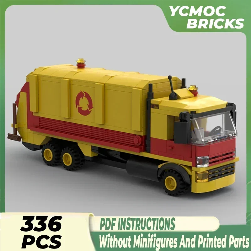 Moc Building Bricks City Car Model Refuse Collection Truck Technology Modular Blocks Gifts Christmas Toys DIY Sets Assembly